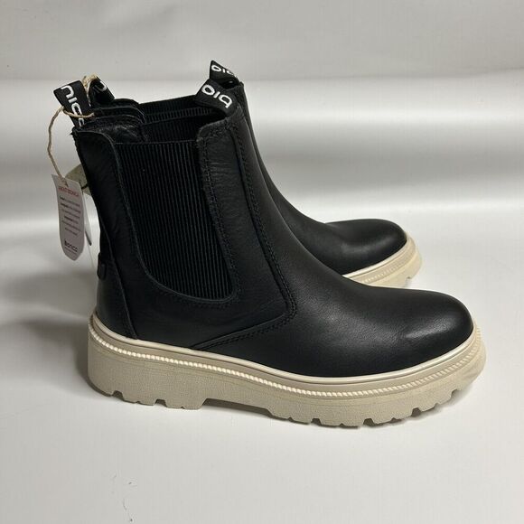 BIONICA Drina Water Resistant Chelsea Boot Black Genuine Leather 11 M - Picture 3 of 9